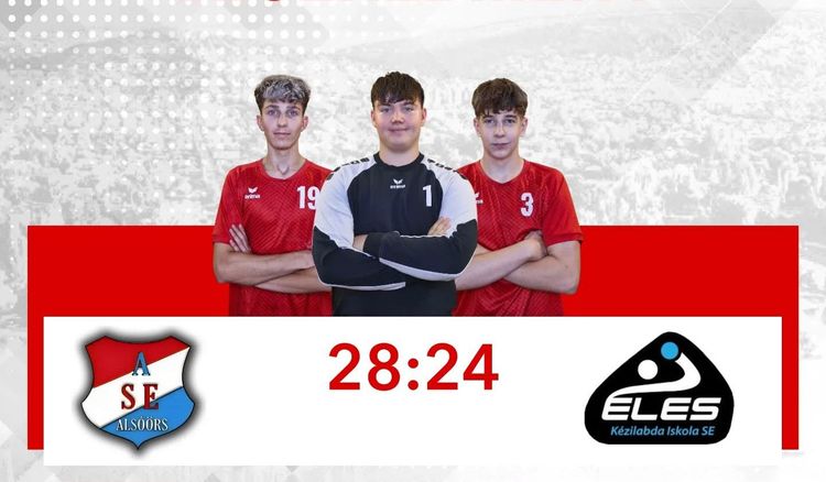 Tanulóink vezérletével győzelmet aratott az Alsóörsi SE serdülő kézilabda csapata