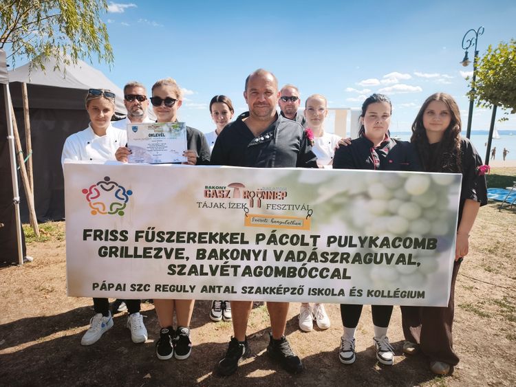 Iskolánk csapata a Bakony&Balaton Gasztroünnep Tájak, Ízek Fesztivál-on (2026)
