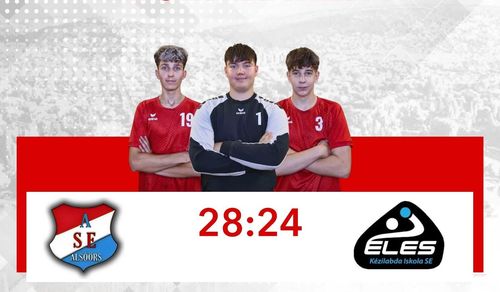 Tanulóink vezérletével győzelmet aratott az Alsóörsi SE serdülő kézilabda csapata